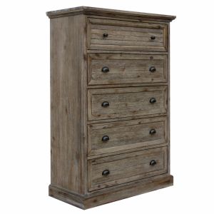 Sunset Trading - Solstice Grey 5 Drawer Bedroom Chest - CF-3041-0441
