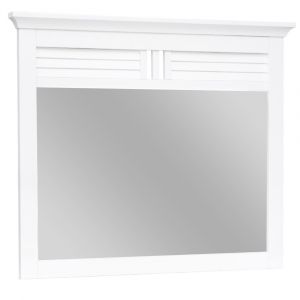 Sunset Trading -  White Shutter Wood   Mirror - CF-1134-0150