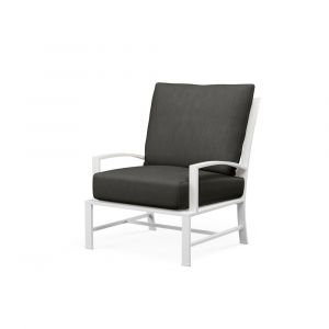 Sunset West - Bristol Club Chair Canvas Flax in Spectrum Carbon w/ Self Welt - SW501-21-48085