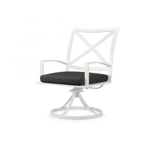 Sunset West - Bristol Swivel Dining Chair in Spectrum Carbon w/ Self Welt - SW501-11-48085