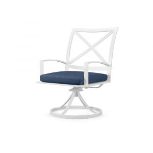 Sunset West - Bristol Swivel Dining Chair in Spectrum Indigo w/ Self Welt - SW501-11-48080