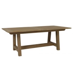 Sunset West - Coastal Teak Dining Table with Leaf Extension - SW5501-T79-118