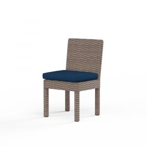 Sunset West - Coronado Armless Dining Chair in Spectrum Indigo w/ Self Welt - SW2101-1A-48080