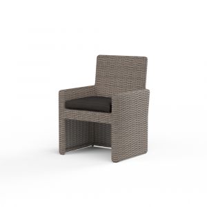 Sunset West - Coronado Dining Chair in Spectrum Carbon w/ Self Welt - SW2101-1-48085