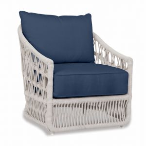 Sunset West - Dana Rope Club Chair in Spectrum Indigo w/ Self Welt - SW4301-21-48080