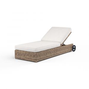 Sunset West - Havana Adjustable Chaise in Canvas Flax w/ Self Welt - SW1701-9-FLAX-STKIT