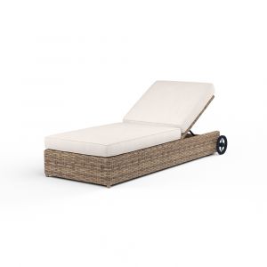 Sunset West - Havana Adjustable Chaise in Canvas Natural w/ Self Welt - SW1701-9-5404