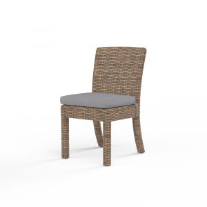 Sunset West - Havana Armless Dining Chair in Canvas Granite w/ Self Welt - SW1701-1A-5402