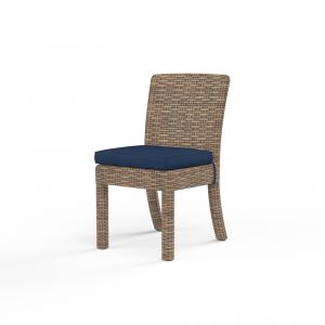 Sunset West - Havana Armless Dining Chair in Spectrum Indigo w/ Self Welt - SW1701-1A-48080