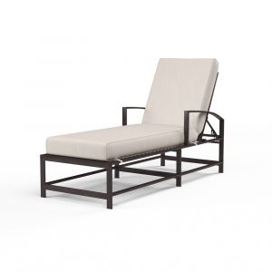 Sunset West - La Jolla Chaise in Canvas Natural w/ Self Welt - SW401-9-5404