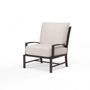 Sunset West - La Jolla Club Chair in Canvas Natural w/ Self Welt - SW401-21-5404