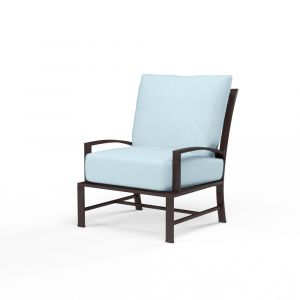 Sunset West - La Jolla Club Chair in Canvas Skyline w/ Self Welt - SW401-21-14091