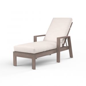 Sunset West - Laguna Chaise Lounge in Canvas Natural, No Welt - SW3501-9-5404