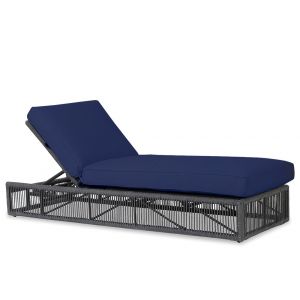 Sunset West - Milano Adjustable Chaise in Echo Midnight w/ Self Welt - SW4101-9-8076