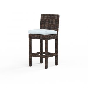 Sunset West - Montecito Barstool in Canvas Skyline w/ Self Welt - SW2501-7B-14091