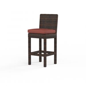 Sunset West - Montecito Counter Stool in Canvas Henna w/ Self Welt - SW2501-7C-5407