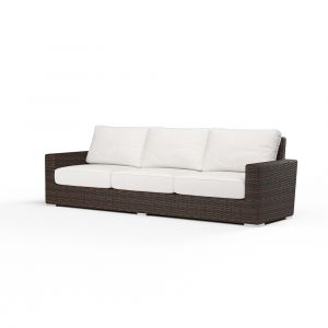 Sunset West - Montecito Sofa in Canvas Flax w/ Self Welt - SW2501-23-FLAX-STKIT