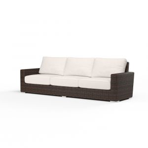 Sunset West - Montecito Sofa in Canvas Natural w/ Self Welt - SW2501-23-5404