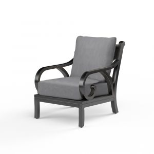 Sunset West - Monterey Club Chair in Canvas Granite w/ Self Welt - SW3001-21-5402