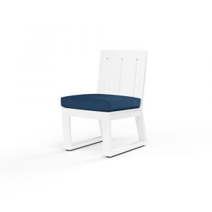 Sunset West - Newport Armless Dining Chair in Spectrum Indigo, No Welt - SW4801-1A-48080