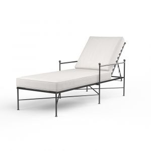 Sunset West - Provence Chaise Lounge in Canvas Flax w/ Self Welt - SW3201-9-FLAX-STKIT