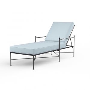 Sunset West - Provence Chaise Lounge in Canvas Skyline w/ Self Welt - SW3201-9-14091