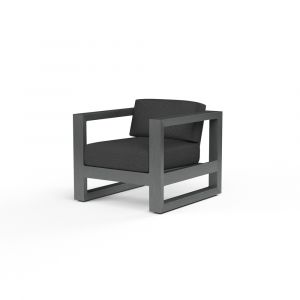 Sunset West - Redondo Club Chair in Spectrum Carbon, No Welt - SW3801-21-48085