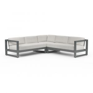 Sunset West - Redondo Sectional in Cast Silver, No Welt - SW3801-SEC-SLV-STKIT