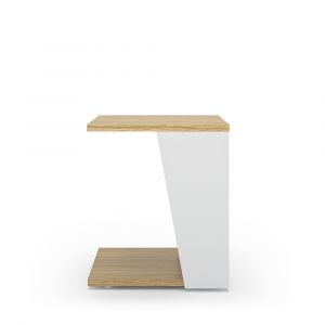 TEMAHOME - Albi Side Table in Light Oak / White - 9003629914