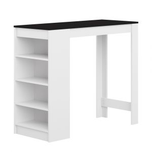 TEMAHOME - Aravis Dining Bar Table in White / Black - E8080A2176X00
