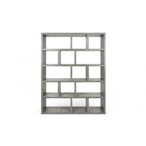 TEMAHOME - Berlin 5 Levels Bookcase 150 Cm in Concrete Look - 9500320309