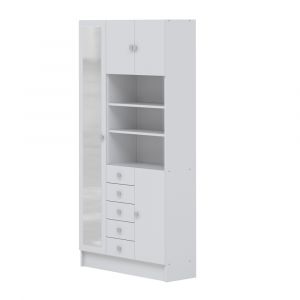 TEMAHOME - Combi Tall Bathroom Cabinet in White - X6054X2121A17