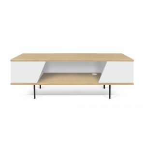TEMAHOME - Dixie TV Table in Oak / Pure White - 9003639777