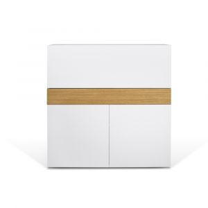 TEMAHOME - Focus Workstation in Pure White / Oak - 9500052606
