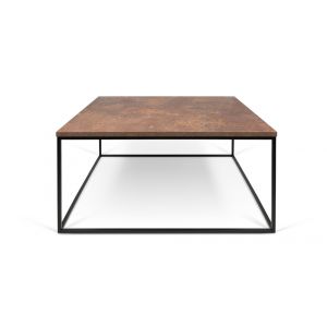 TEMAHOME - Gleam 30x30 Coffee Table in Rusty / Black Steel - 9500626623