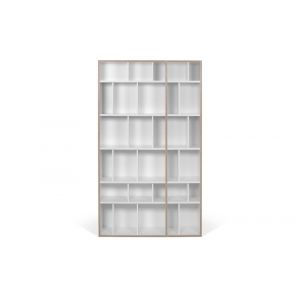 TEMAHOME - Group Shelving Unit 108 in Pure White and Plywood - 9500322907