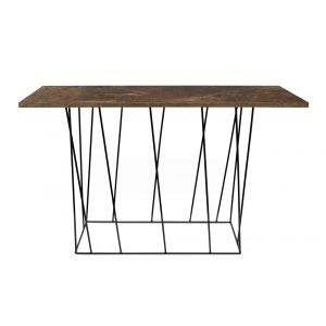 TEMAHOME - Helix Console in Rusty Look / Black Lacquered Steel - 9500627002