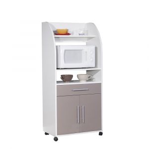 TEMAHOME - Jeanne Kitchen Trolley in White / Taupe - E8071A2191A80