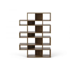 TEMAHOME - London Composition Bookcase in Walnut Frame, Walnut Backs - 9500314780