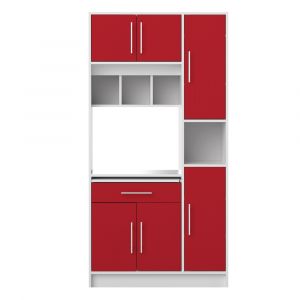 TEMAHOME - Louise Kitchen Pantry in White / Red - X8070X2179A80
