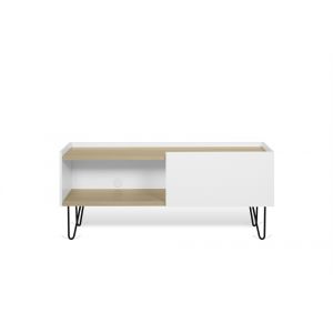TEMAHOME - Nina Tv Table in Light Oak / Pure White / Black - 9003639555