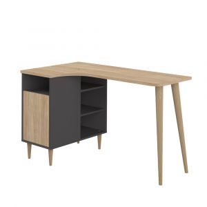 TEMAHOME - Nook Desk in Black / Natural Oak Color - X1203X6134X00