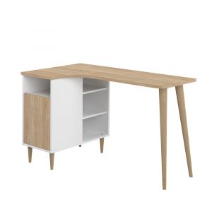 TEMAHOME - Nook Desk in White / Natural Oak Color - X1203X6234X00
