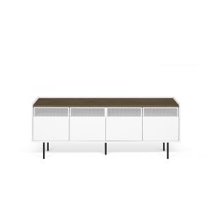 TEMAHOME - Radio TV Table in Walnut / Pure White - 9500639661