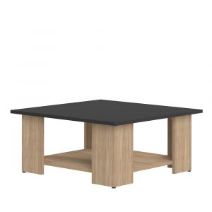 TEMAHOME - Square 67 Coffee Table in Natural Oak Color / Black - E2084A3476X00