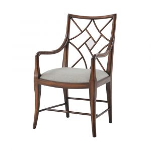 Theodore Alexander - A Delicate Trellis Armchair (Set of 2)  - 4100-613.1BFF