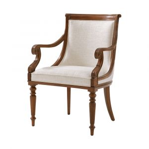 Theodore Alexander - Althorp Living History Floris Armchair (Set of 2)  - AL41087.1AXT