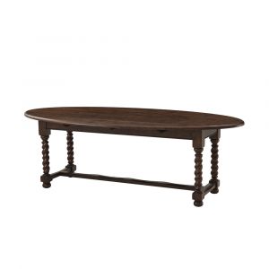 Theodore Alexander - Althorp Victory Oak Emory Dining Table - AL54057