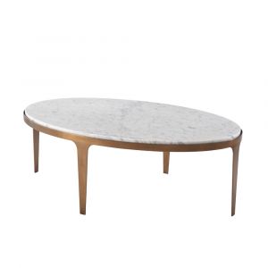 Theodore Alexander - Gennaro Oval Marble Cocktail Table - 5112-038