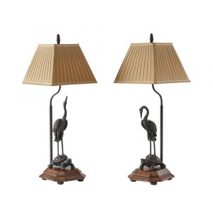 Theodore Alexander - Meiji Cranes Table Lamp - 2021-633
